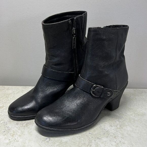 Medicus Winter Heeled Ankle Boot Leather 9 - Picture 2 of 10